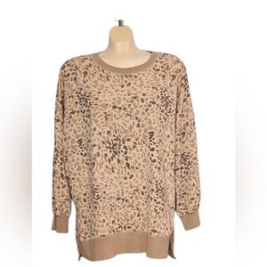 👠 Old Navy Leopard Print Sweater, Size 2X